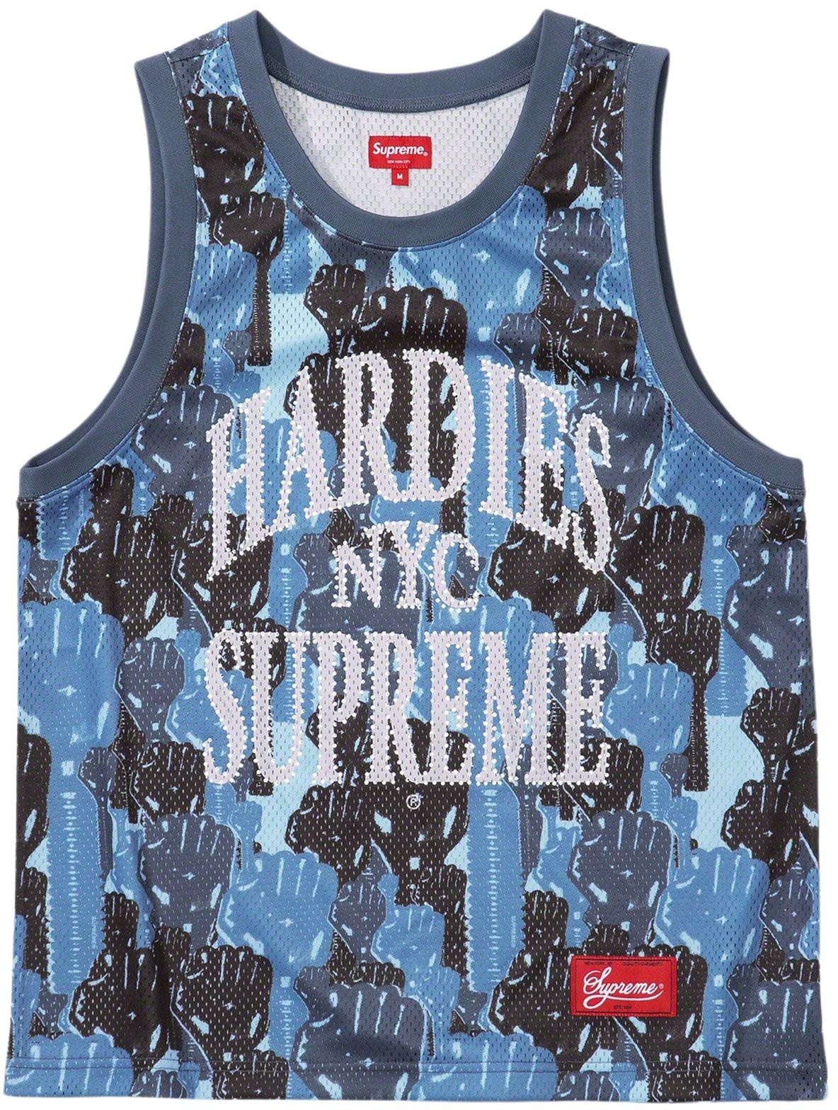 Supreme/Hardies Camo Basketball Jersey view 4